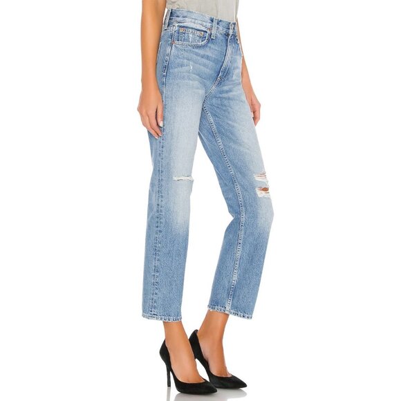 Trave "Riley" 90s Straight Leg Jean in "Time after Time", size 27 - Picture 11 of 12